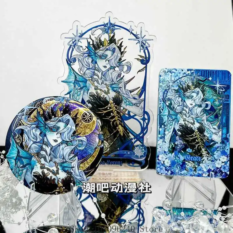 

Game Identity ⅤGrace Naiad Cosplay Acrylic Quicksand Brick Stand Figure Model Plate Badge Cosplay Cartoon Desktop Decor Gift