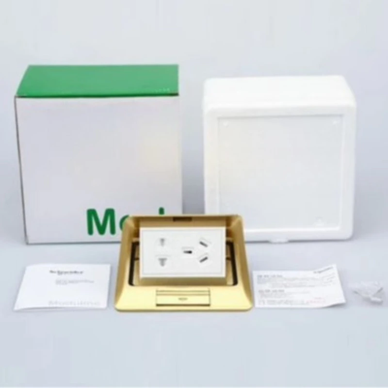 Damping Five-hole Ground Plug Copper Glossy Ground Plug E226 Hydraulic Damping Ground Socket