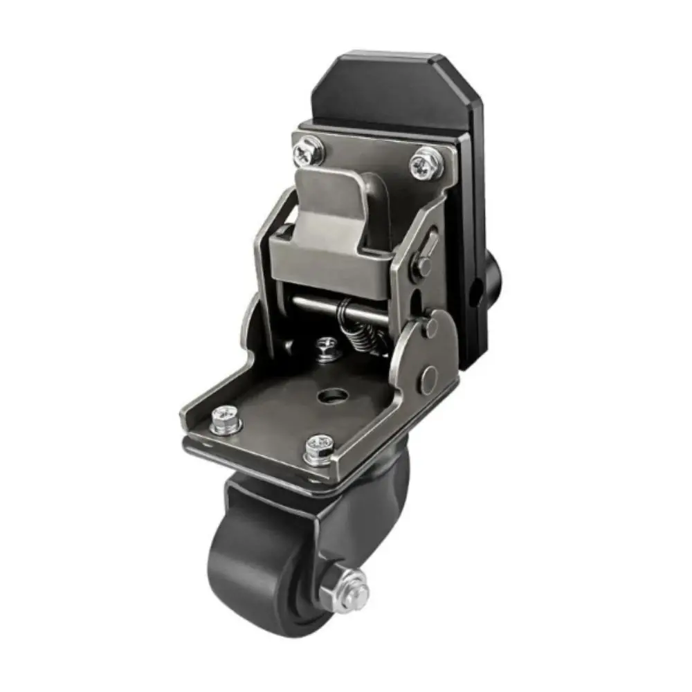 Sturdy Construction Front Casters Collapsible Design 200lbs Rating Caster Wheels Stainless Steel 200lbs Capacity