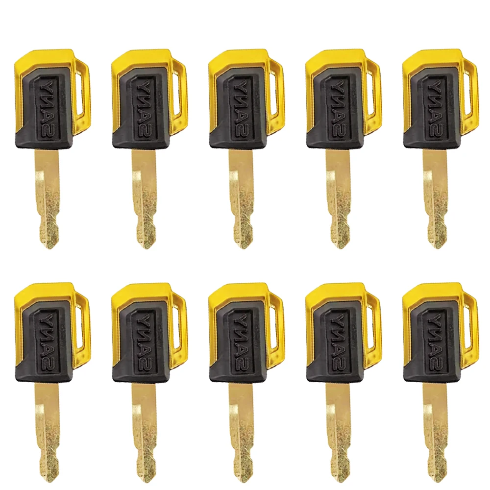 20/10/5/2/1 قطعة ل Sany مفتاح إشعال الباب المفتوح حفارة عالية الجودة الأصلي الجديد Tuhao الذهب مفتاح SY55 SY60 SY75 SY135 SY215