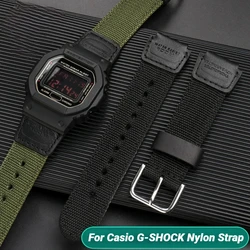 16 18mm men wristband For Casio G-SHOCK DW5600 GW-5000 5035 GW-M5610 watch strap AE1200 SGW300/400 MRW200 canvas nylon watchband