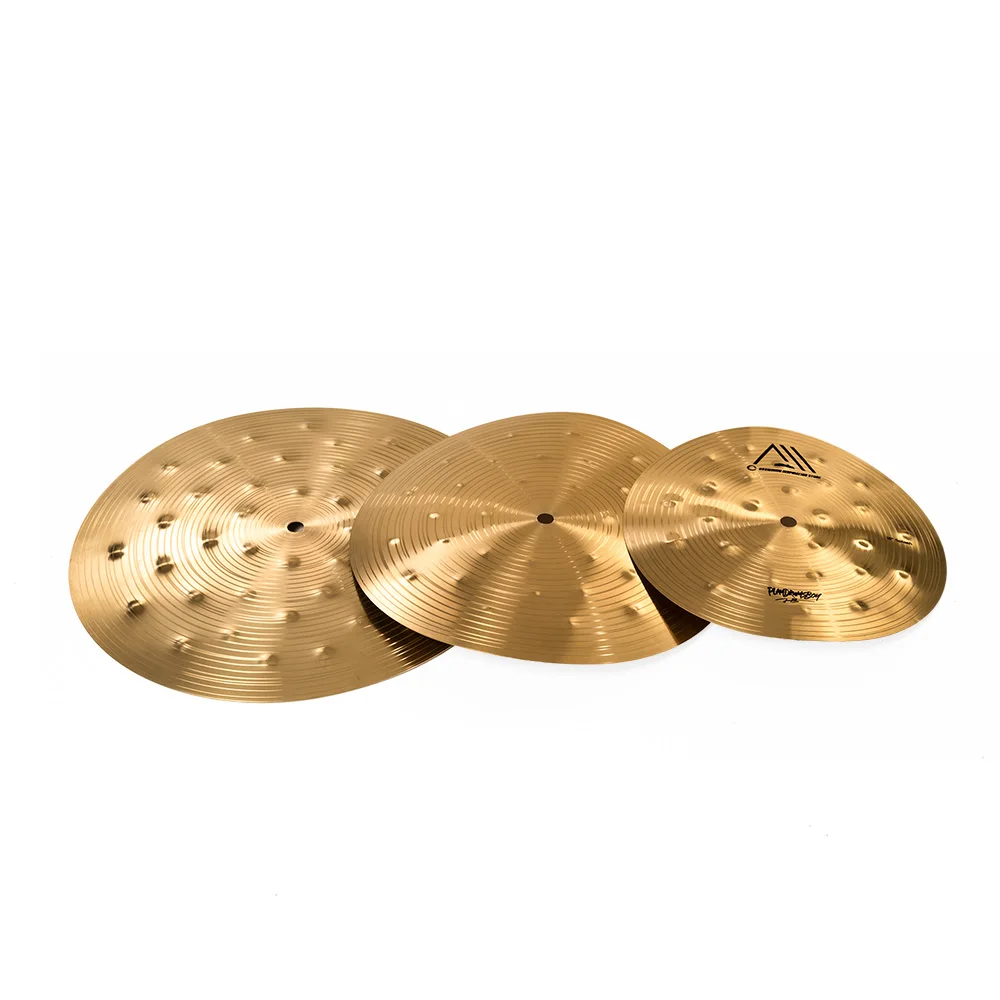 PD Hot Sale Handmade Alloy Clap Cymbal Stack Set 10