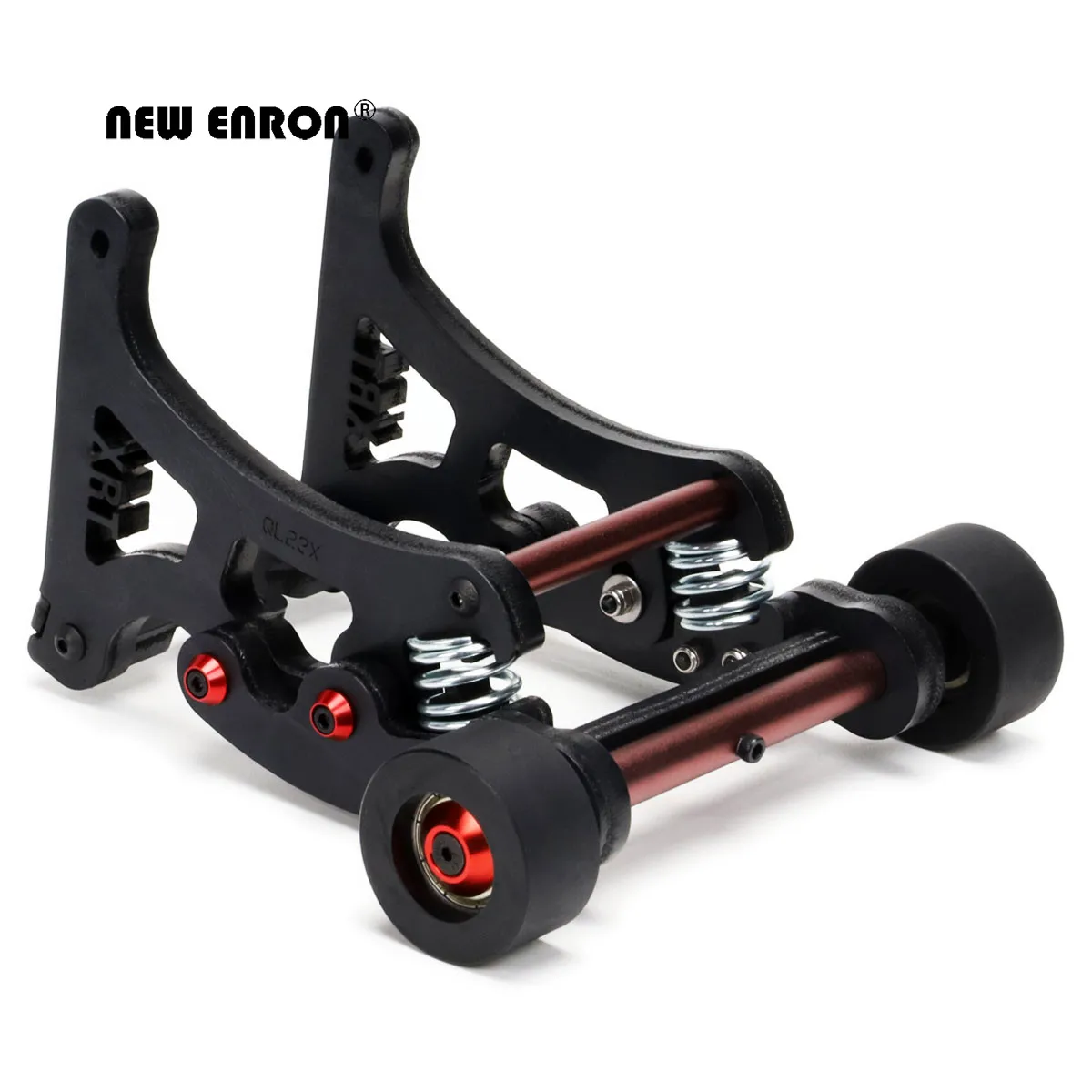 ใหม่ ENRON ไนลอน Head-Up Double ล้อ Tumbling Wheelie Bar สําหรับ RC 1/6 TRAXXAS XRT 8S