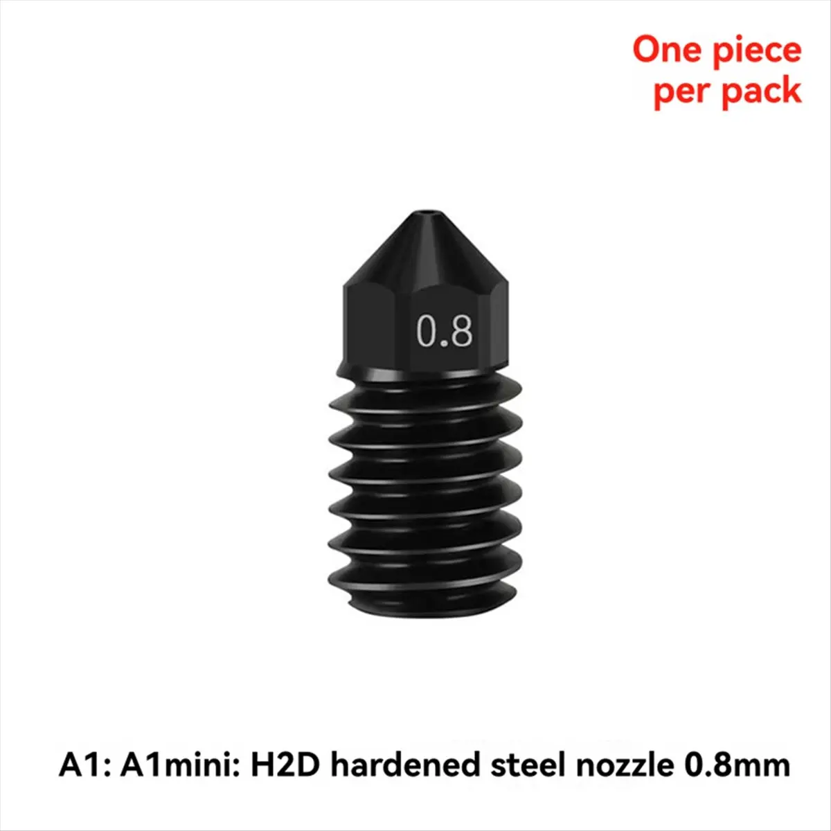 【~ New Y24A】For Lab A1 Nozzle Hardened Steel Nozzles for Lab A1 Nozzle Kit for A1 Hotend 0.2mm