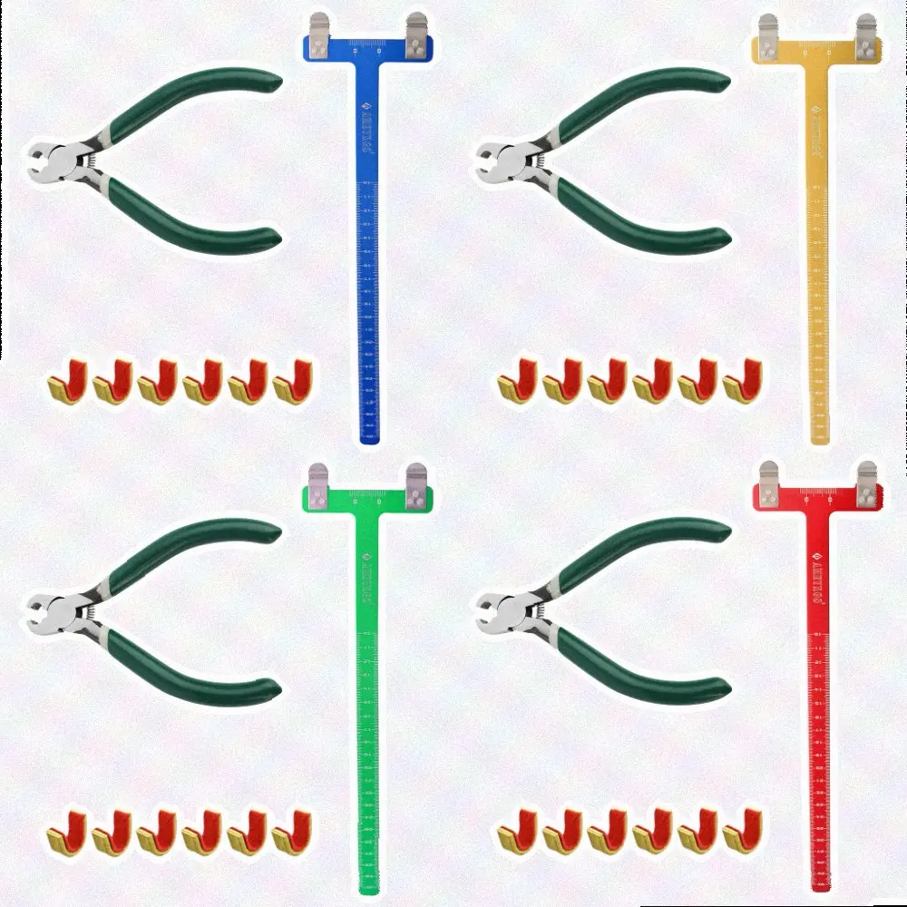 Pliers Set Bow Ruler Garden Indoor 1 Set Accessories Aluminum Compound Parts Portable T Square Brand New Pliers