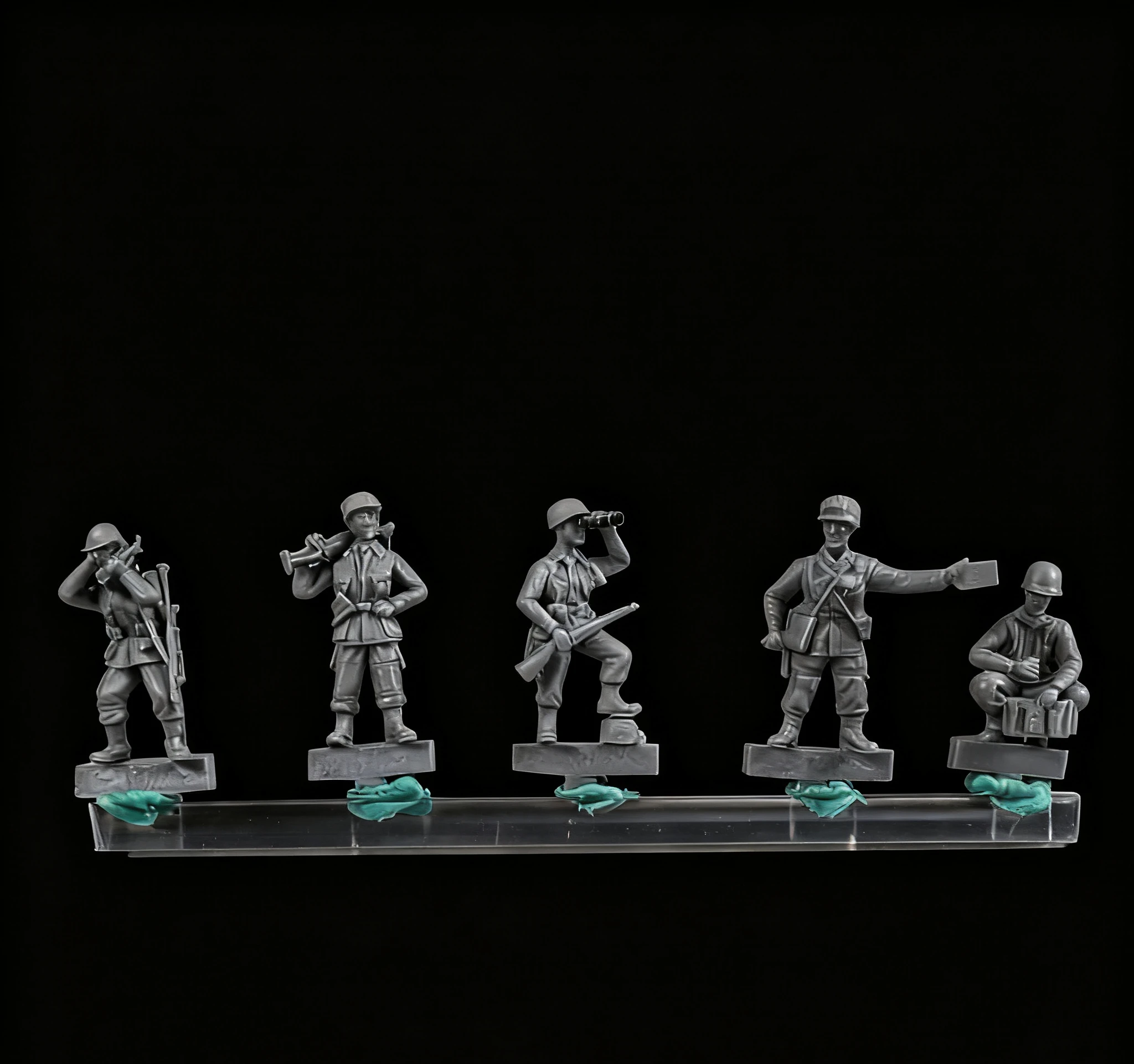 

1/72 Resin, Unpainted Gk Airborne 5-person Model Kit