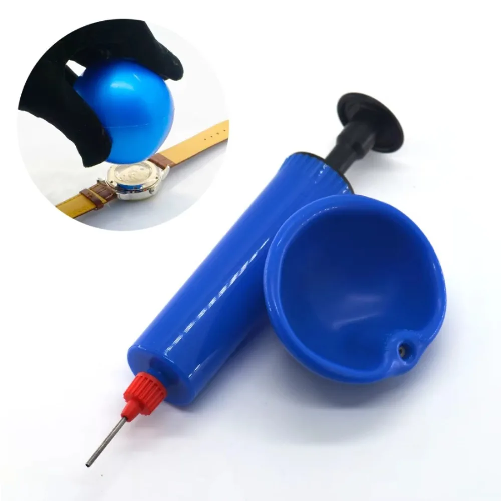 Watch Case Open Ball Durable 5.5cm Blue Rubber Safe Reliable Portable Watchmaker Watch Rotating Friction Ball for Repair Tool