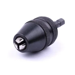 0.3-8mm Keyless Drill Chuck Electric Drill Bits Adapter Screwdriver Impact Driver 1/4