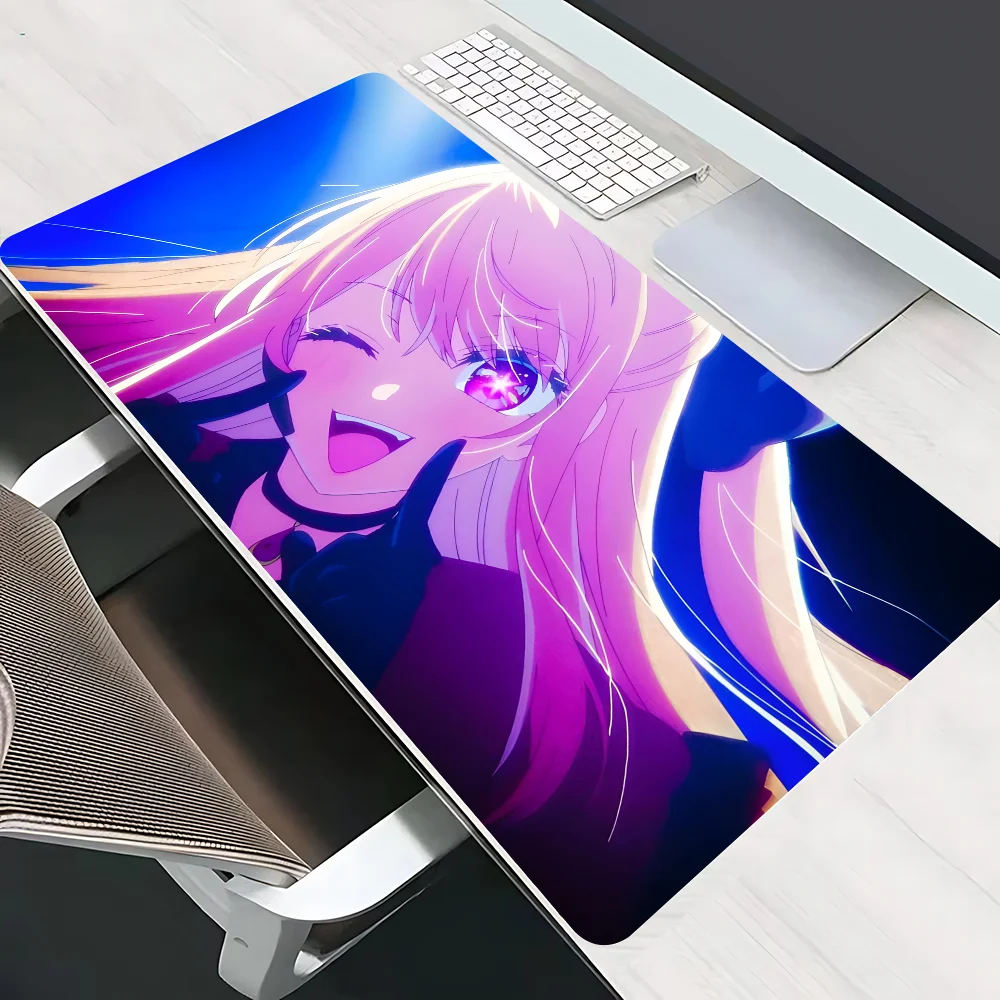 H-Hoshino Ai Draincore Mousepad Mouse Pad Large Computer Gaming Keyboard Rug Mousepad Laptop Gamer Accessories Desk Mat HD