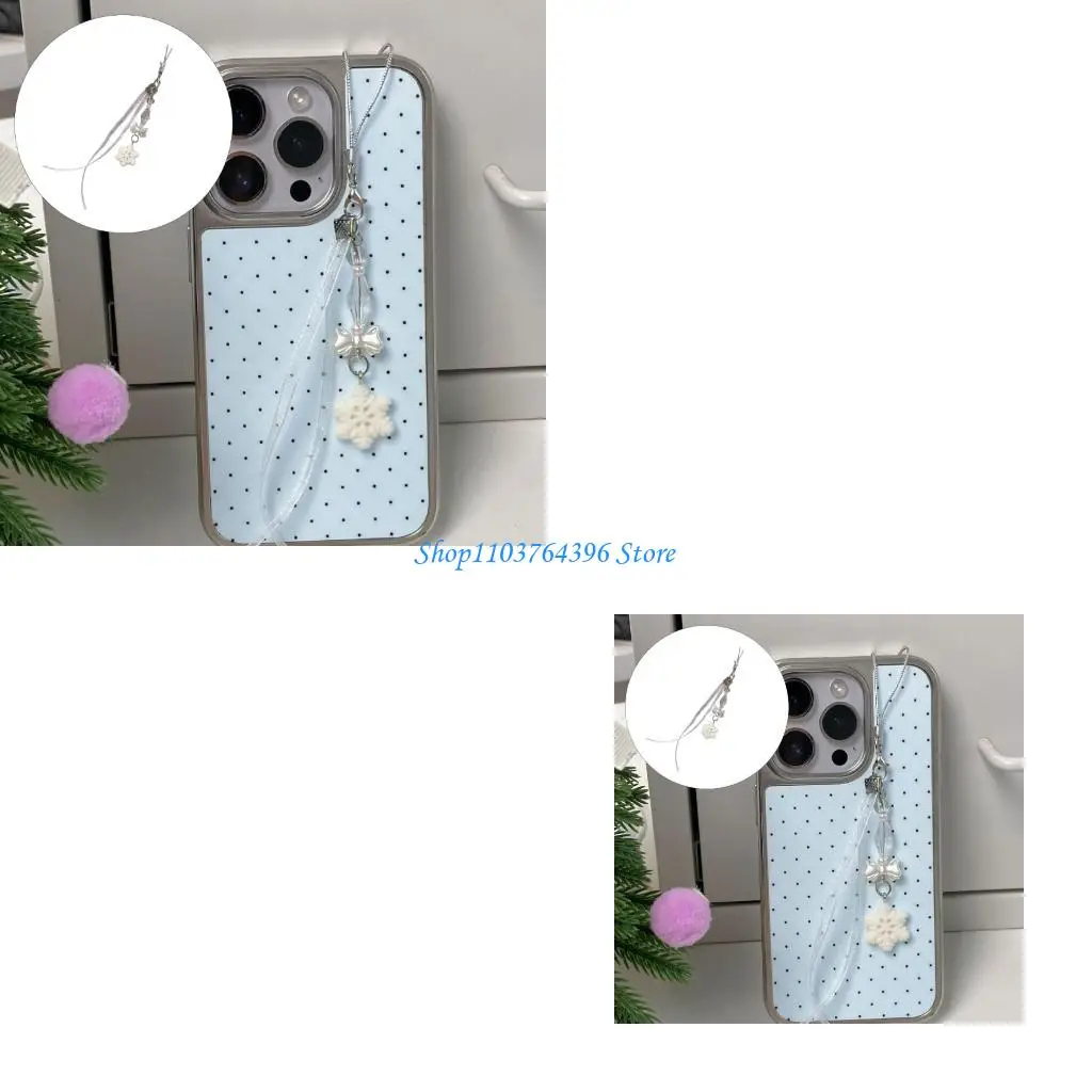 

Holiday Flocking Keychain Phone Charm Christmas For Stocking Stuffers Party