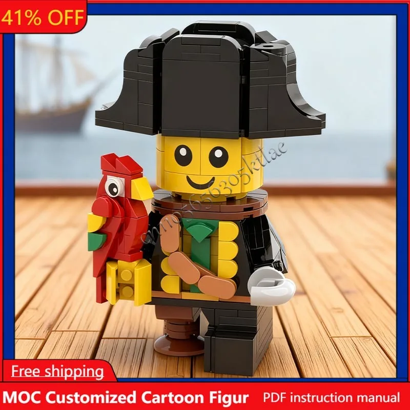 

298PCS MOC Piratebaby Tribute Piratesed Model Building DIY Blocks Architecture Assemble Toy Creative Christmas Gifts Brick Kids