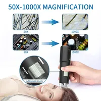 Digital Microscope WiFi Wireless Electron Dermatoscope Scalp Detection Pores Magnifier Facial Skin Analyzer Machine Professional