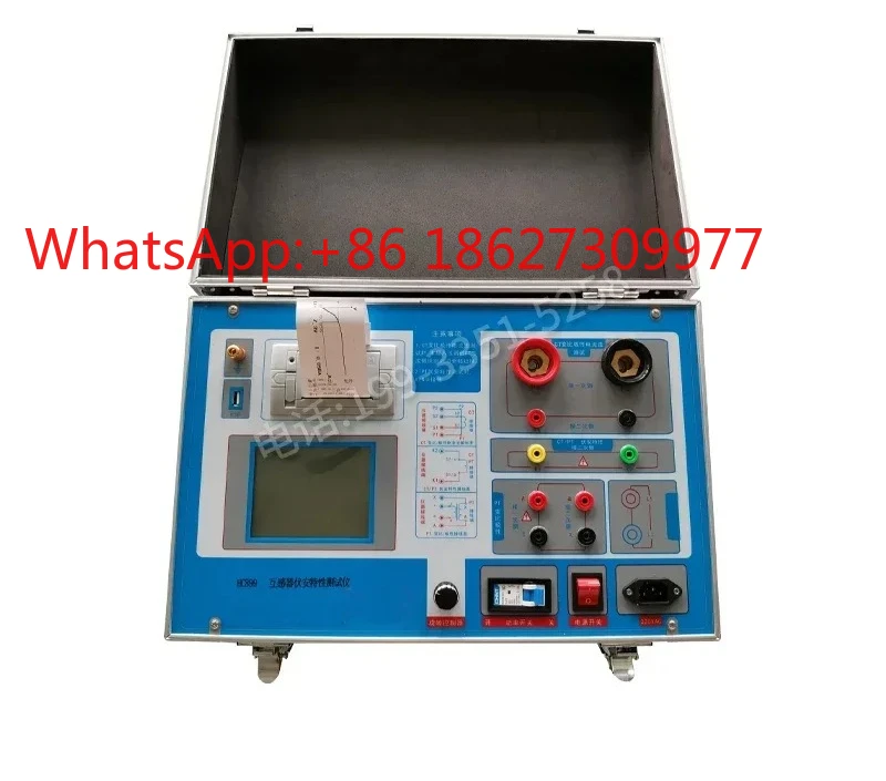 Transformer volt ampere characteristic tester with 6 channels for measuring CT/PT angle difference ratio