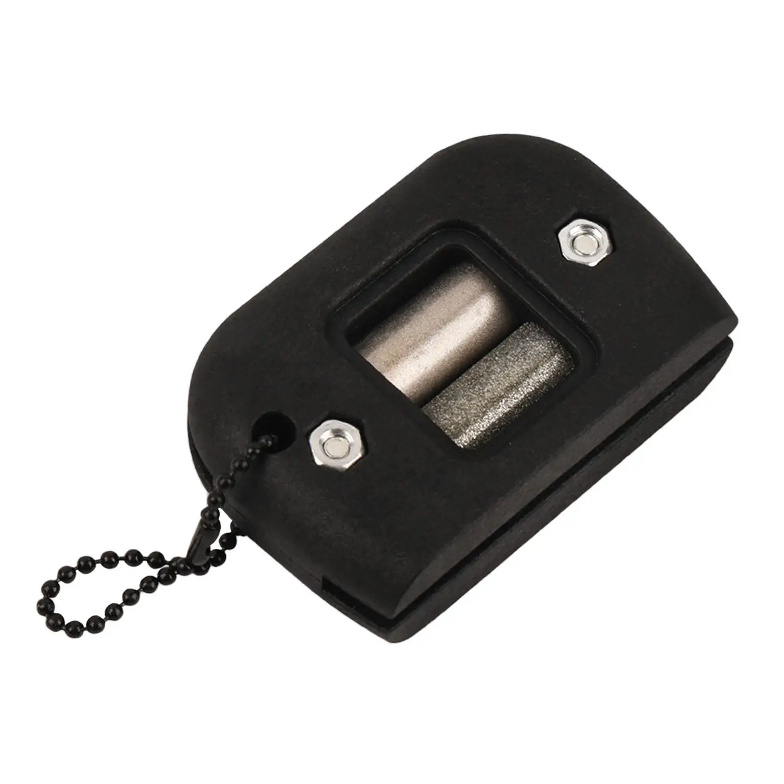 

Ice Skate Sharpener Manual Double Rods Ice Skating Edge Blade Sharpener Whetstone for Ice Hockey Skates and Figure Skating Blade