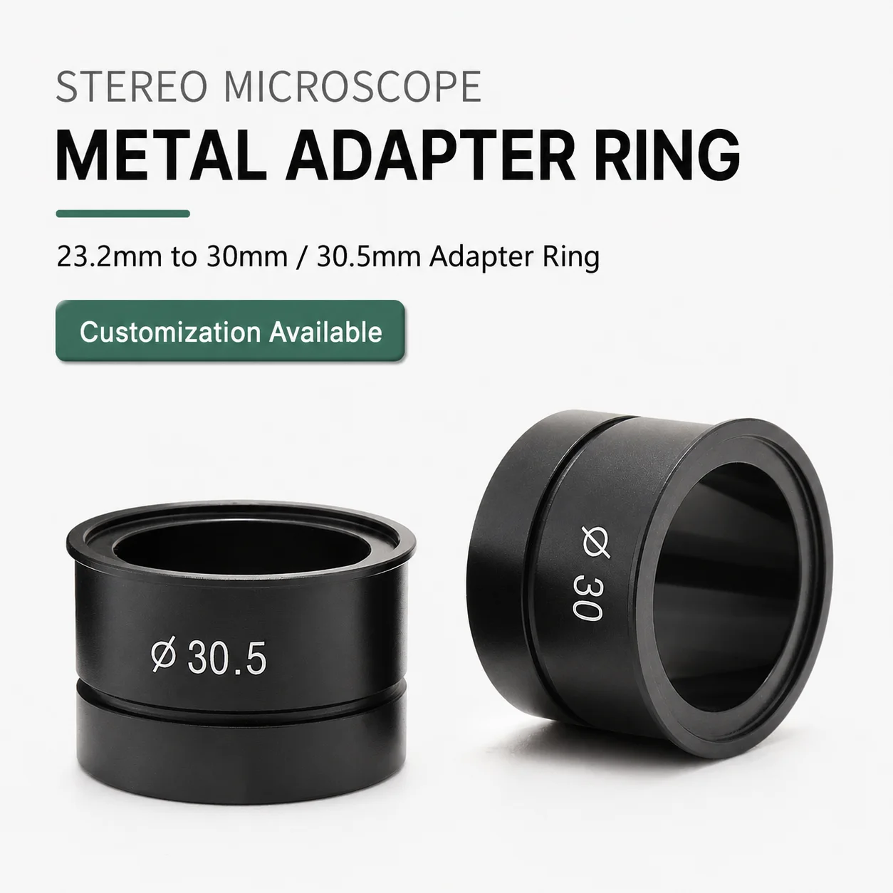 23.2mm to 30mm 30.5mm Electronic Eyepiece Camera Accessories Conversion Adaptor Tube Biological Microscope Adapter Ring