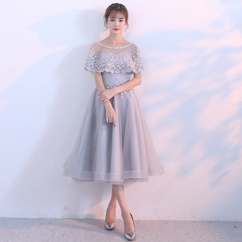 

ey Slimming Matron of Dr 2024 New Sle Ele High Waist Long Skirt Wedding Par Gown for Sister Bridesmaid up