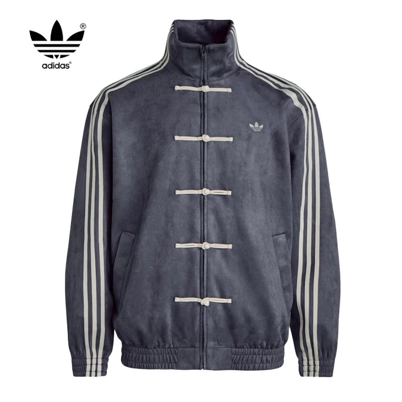 

Куртка adidas Originals CTT FW25 3.1 SOFT в новом китайском стиле с полосками и длинными рукавами KR0295