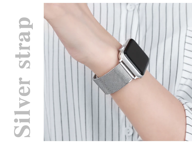Luxuriöses Edelstahlarmband für Apple Watch Band 44 mm 40 mm 42 mm 38 mm Metall-Ersatzarmband für iWatch 8 7 6 5 SE 4 3 – Detail 2