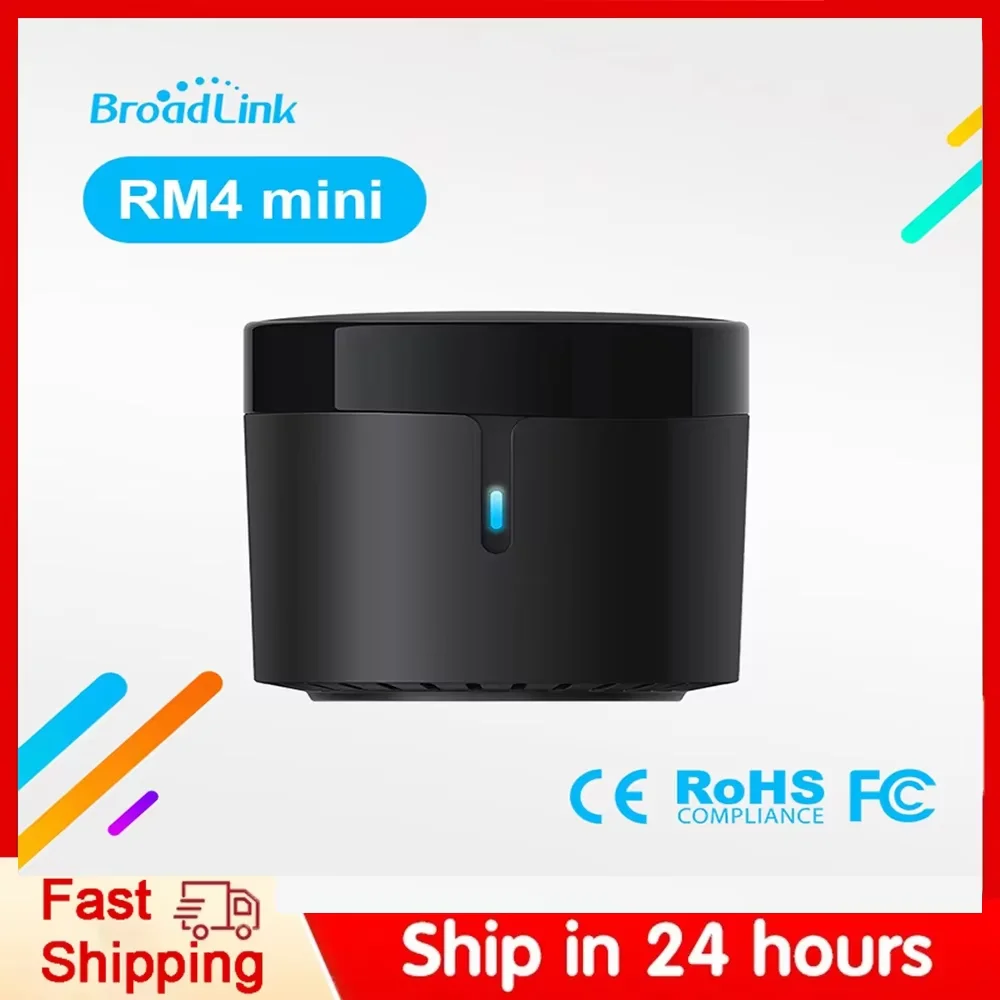 Broadlink Rm4 Mini Smart Fernbedienung Infrarot Universal IR Audio Video Smart Home Kompatibel mit Google Home Alexa