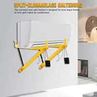 Support mural pour mini-split, 2 pièces, outil de support pour mini-split, pour l'installation et la réparation de climatiseurs, support d'entretien 2