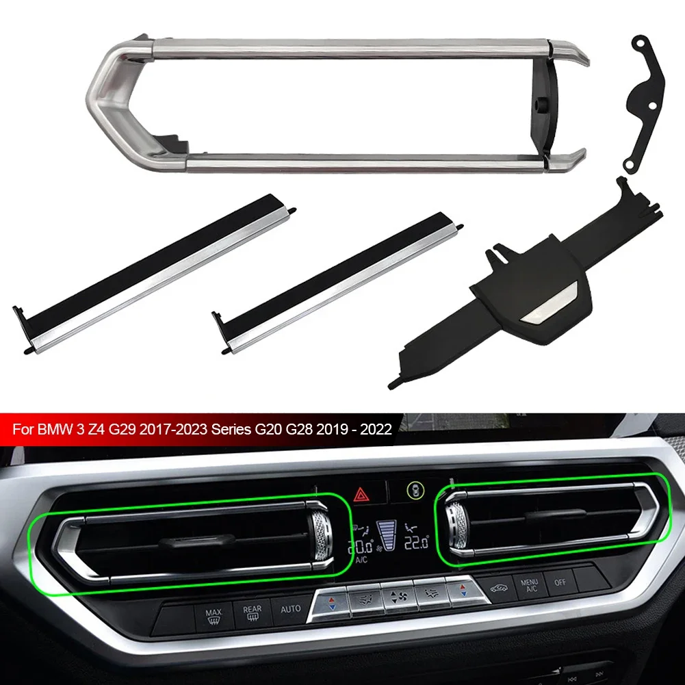 

Car Front Middle AC Air Conditioner Vent Grill Slider Clip Repair Kit For BMW 3 Z4 G29 2017-2023 Series G20 G28 2019 - 2022