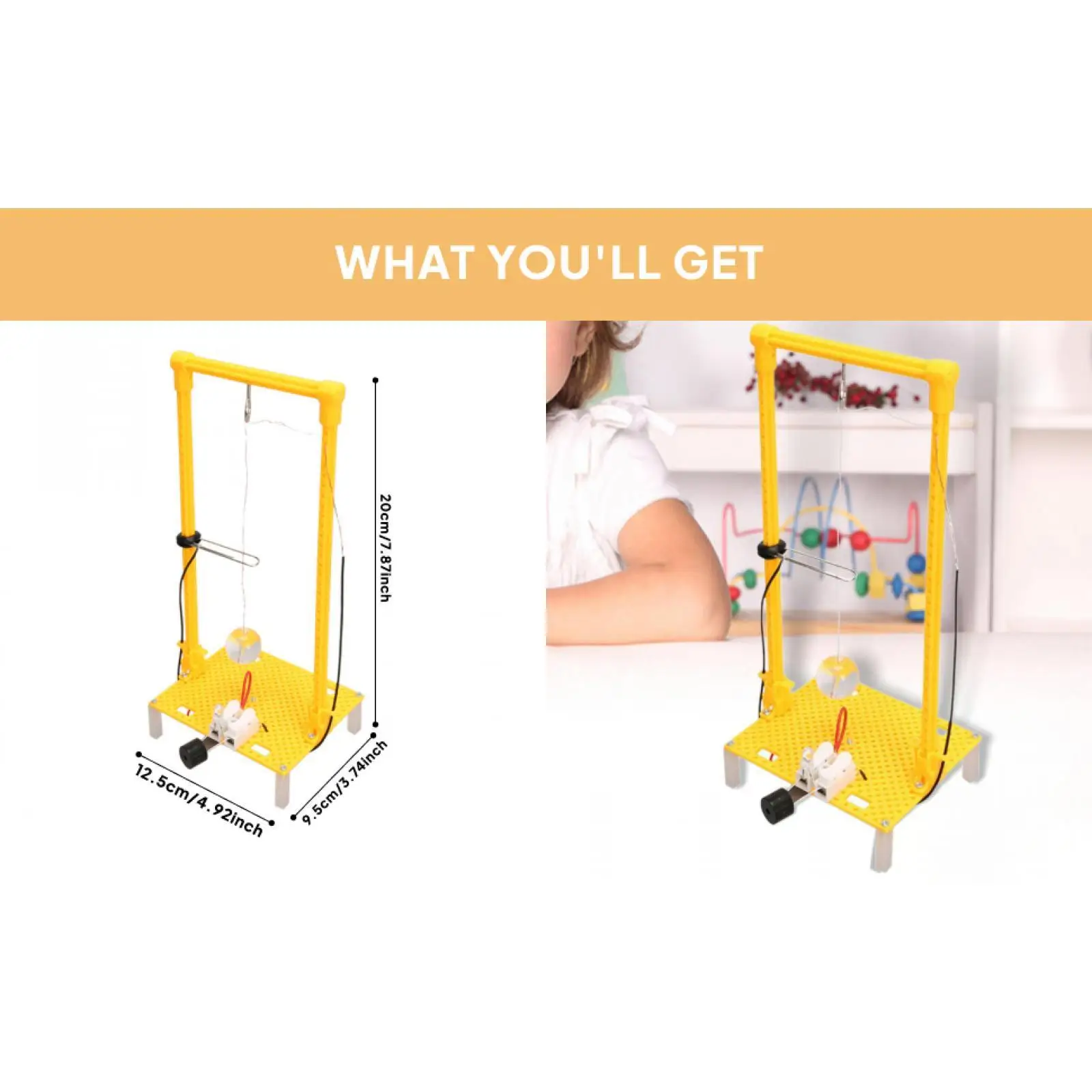 Modèle EQ créatif en bois pour projets scientifiques et activités de bricolage