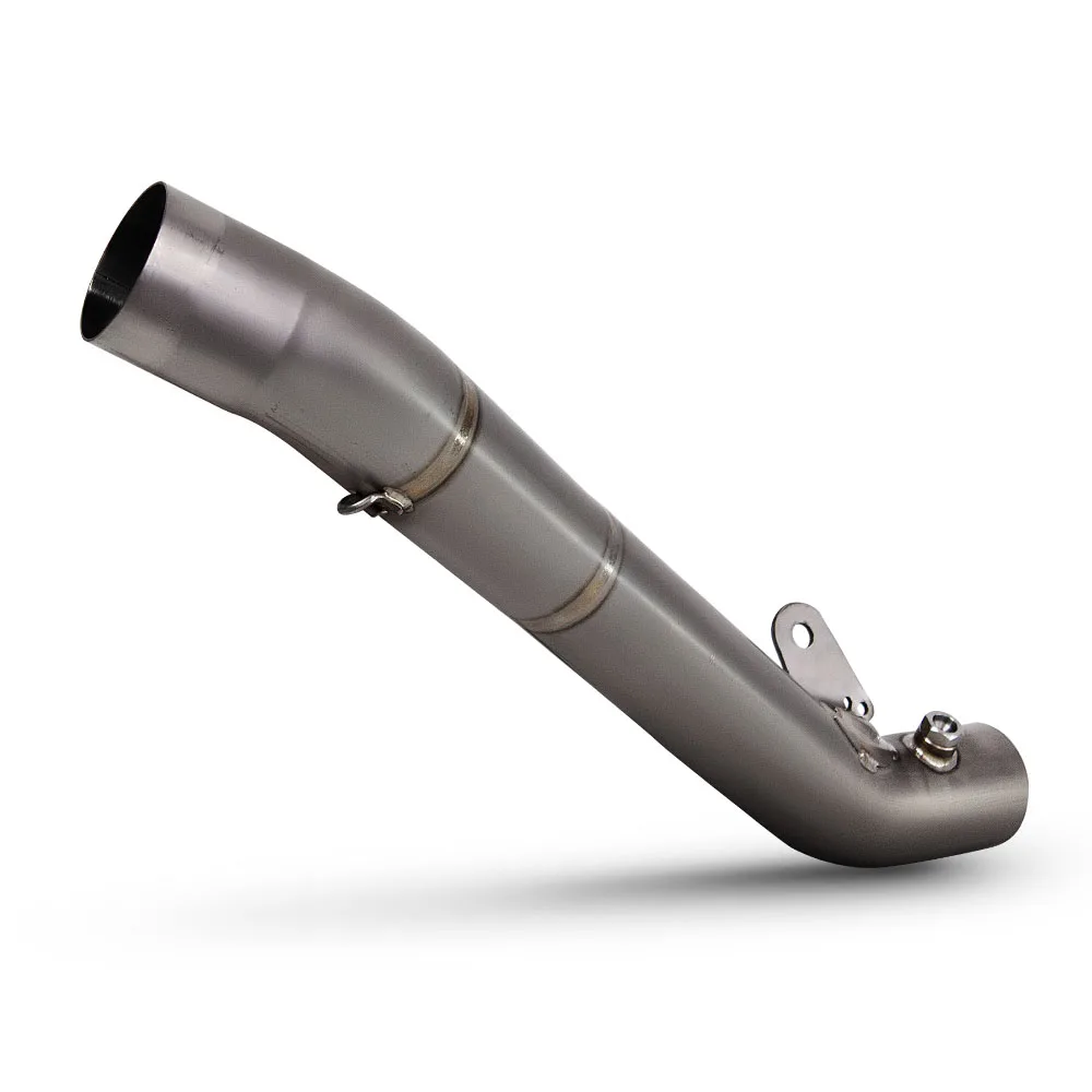 

STLFFor Kawasakis ZX6R ZX-6R 2021-2025 Motorcycle Exhaust Titanium Link Pipe 60MM Adapter Middle Tube Escape Racing Kit