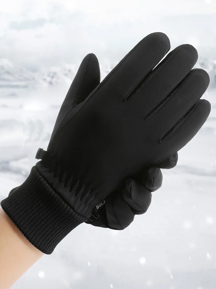 AliExpress NONE GTUBIKE Winter Warm Motorcycle Gloves Waterproof Cycling Outdoor Sports Running Motorcycle Ski Touch Screen Fleece Gloves