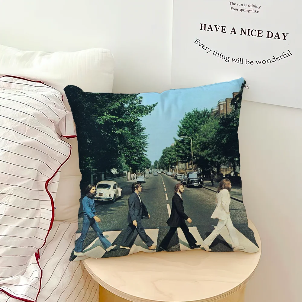 The B-Beatles Band pillow cover Sofa living Printing Decoration Room Home Office Coffee Shop Car Nordic Simplicity Cover