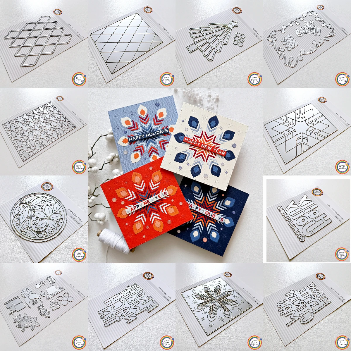 

Frohe Weihnachten Metal Cutting Dies Craft Embossing Make Paper Greeting Card Making Template DIY Handmade 2025 New