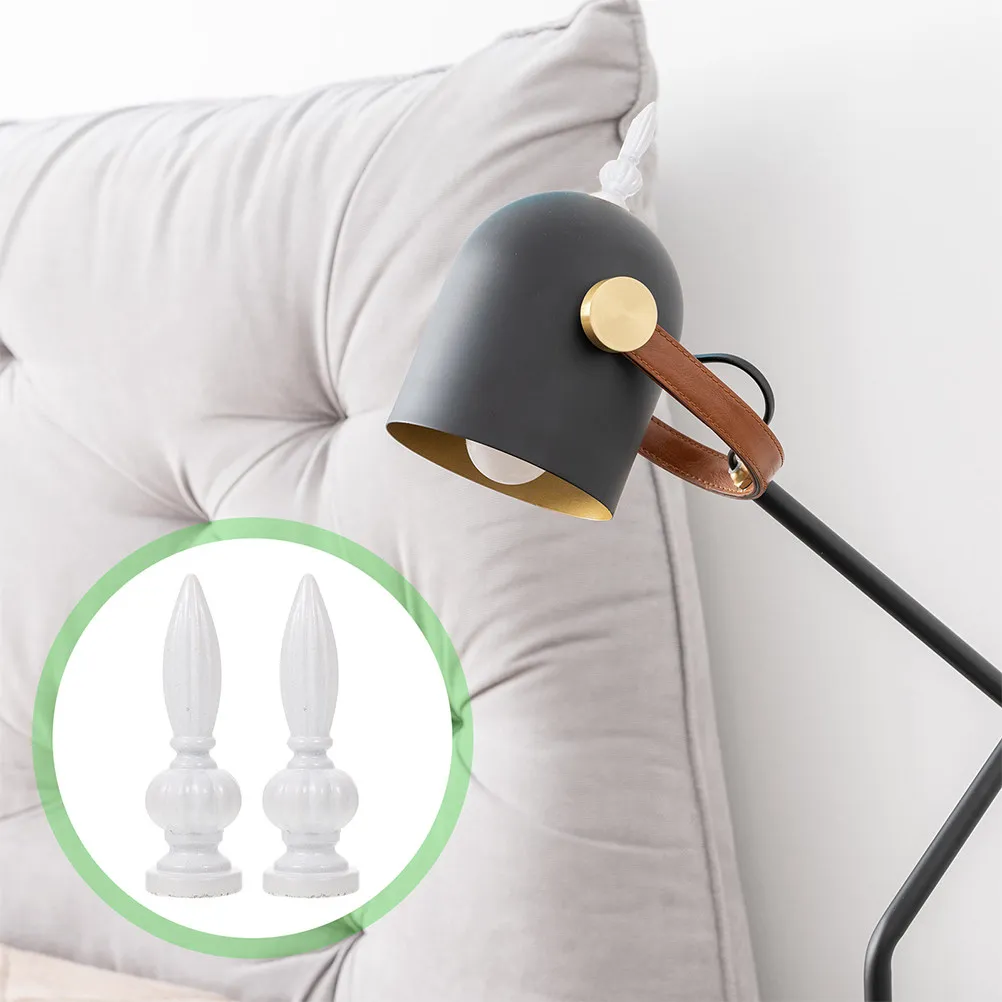 

Набор из 3 элегантных декоративных наконечников для ламп из цинкового сплава: для напольных, настольных и абажурных светильников, прочные металлические заглушки для ламп