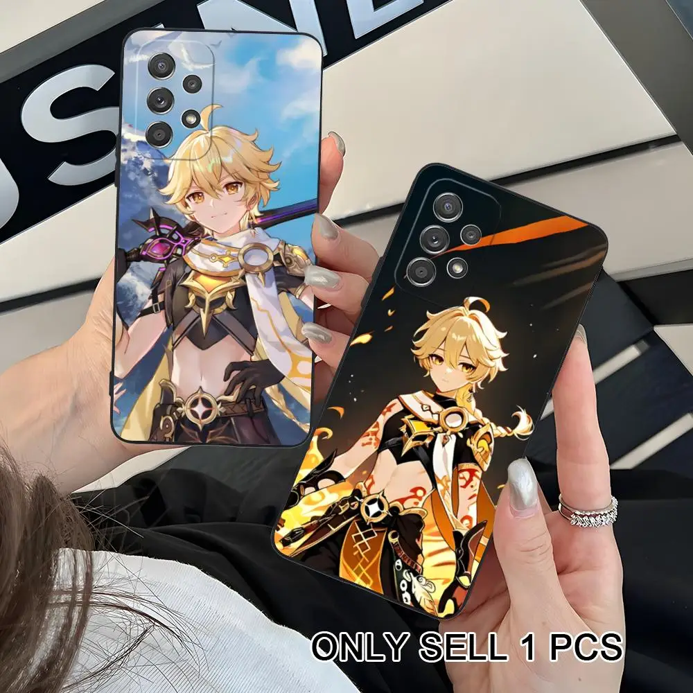 Game GI Aether Phone Case for Samsung Galaxy A26 25 24 23 22 21 17 16 15 14 13 12 11 5G Soft TPU Shockproof Cover