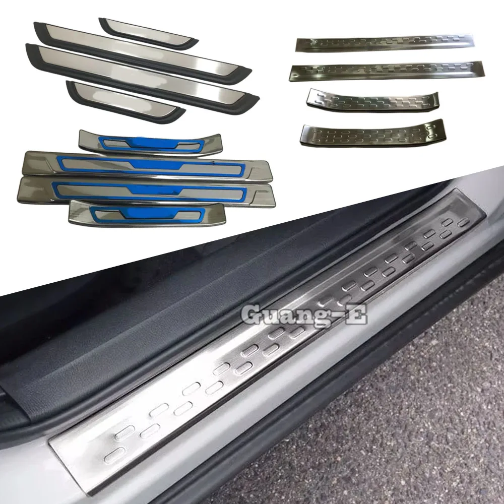 

For Mazda CX-3 CX3 2017 2018 2019 2020 2021 2022 Car Styling Pedal Door Outside+Inside Sill Scuff Plate Threshold Trim Frame