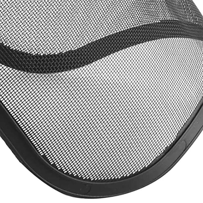 Casco de seguridad con visera de malla de cara completa para jardín, desbrozadora, protección forestal, alta calidad