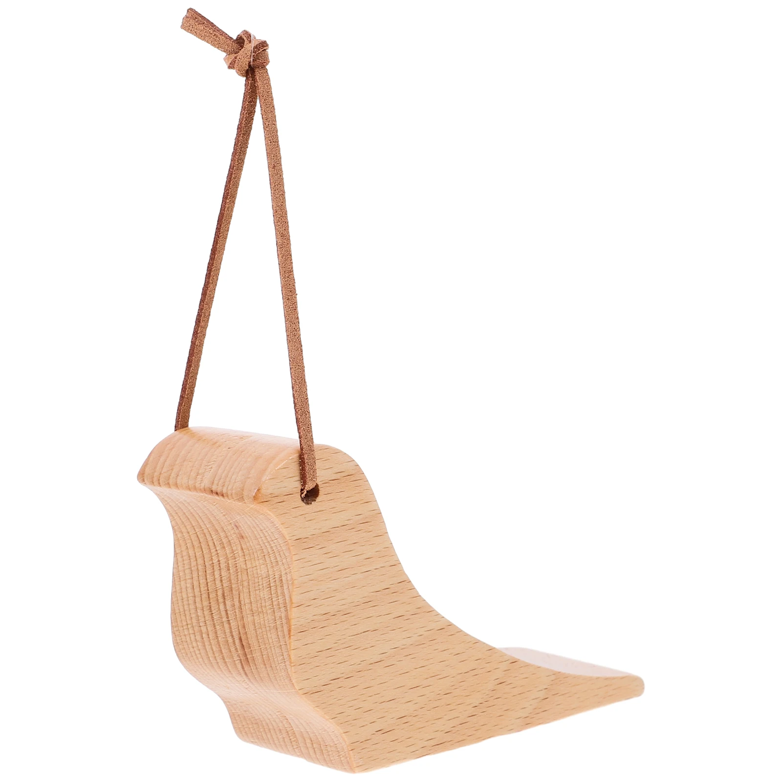 

Wood Bird Door Stopper Punch Free Protects Walls Stops Noise Fits Carpet Stone Tile Bedrooms Door Wedge Hardware Birch