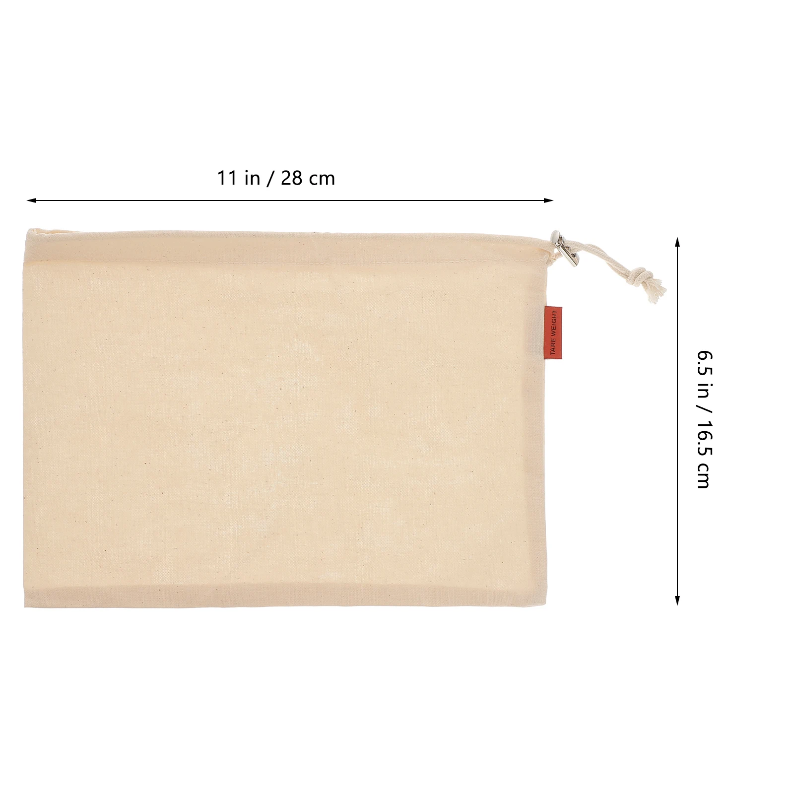 

8pcs Cotton Drawstring Bags 28x16 5cm Eco friendly Flour Storage Daily Use Dust proof Multi function Household Decor