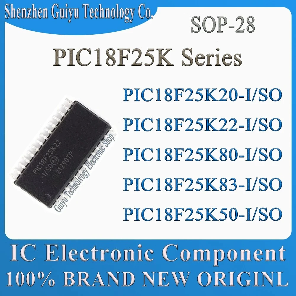 

PIC18F25K20-I/SO PIC18F25K22-I PIC18F25K80-I PIC18F25K83-I PIC18F25K50-I SOP-28 PIC18F25K22 PIC18F25K PIC18F SOP-28 IC MCU Chip