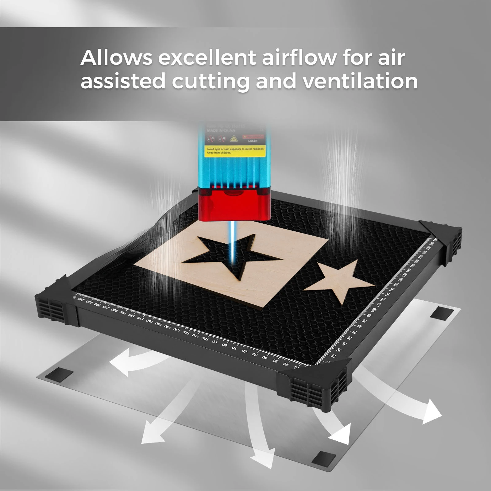 Laser Cutting Honeycomb Panel Working Table Board 400x400mm for Laser Engraver Cutting Machine Power Tool Accessories