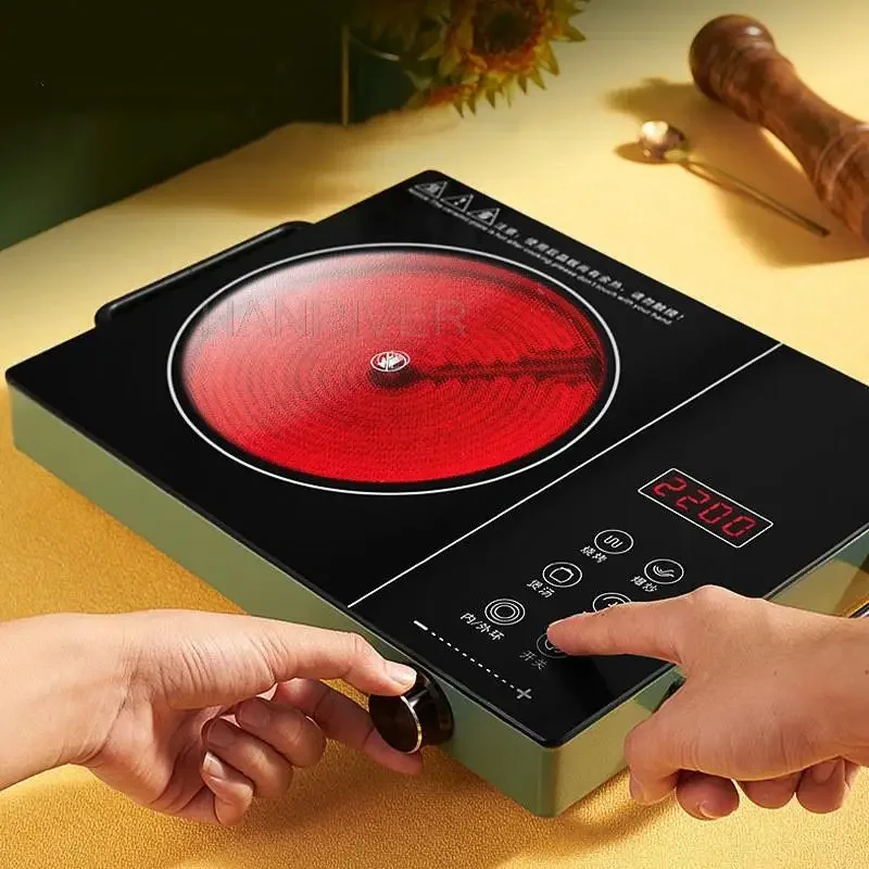 Household Intelligent Light Wave Stove Tea Cooking Stove High-power Water Boiler Multi-function 220V Electric Ceramic Stove