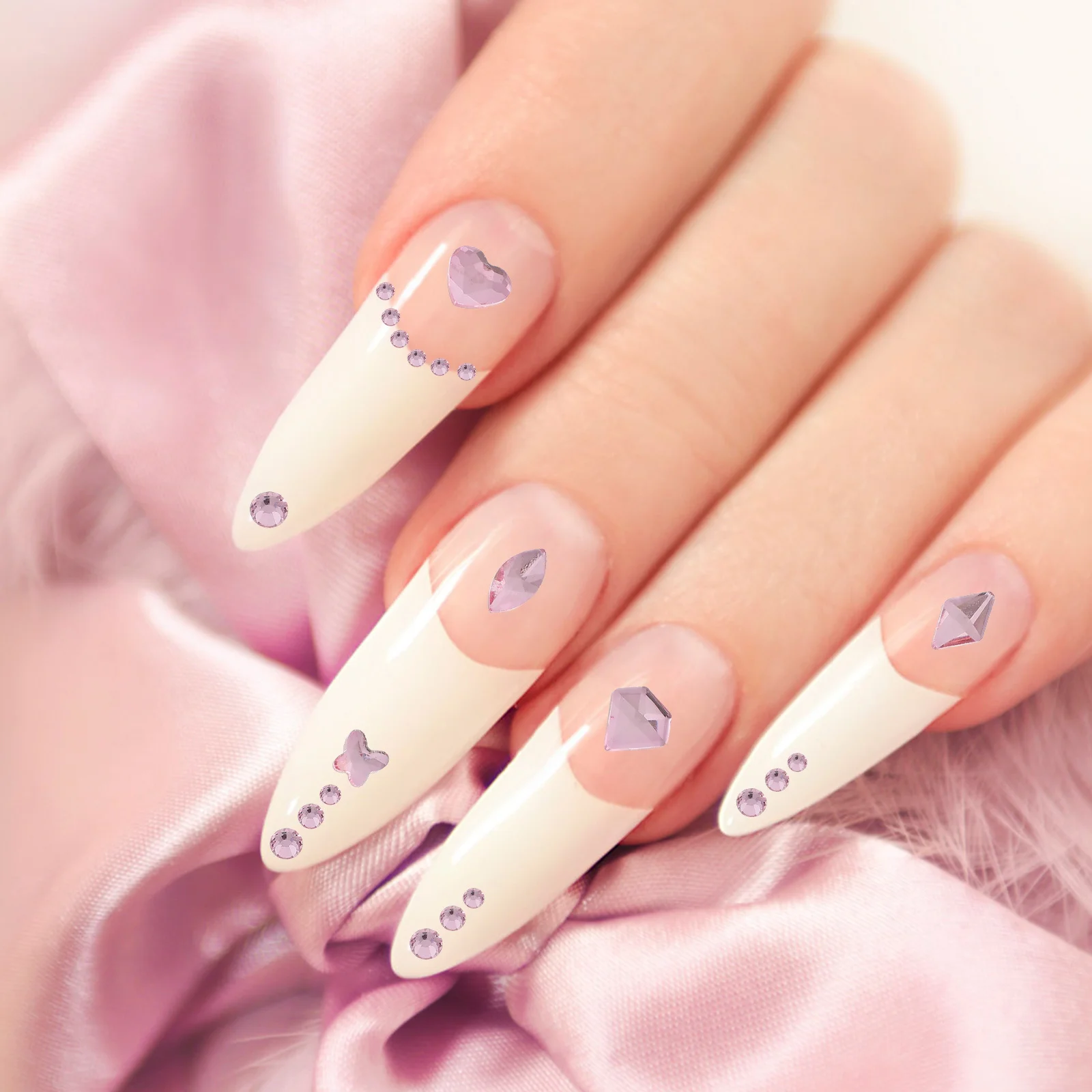 

1 Box Irregular Nail Diamond Flatback Crushed Shape Nail Art Decorations DIY Manicure Jewelry Charm