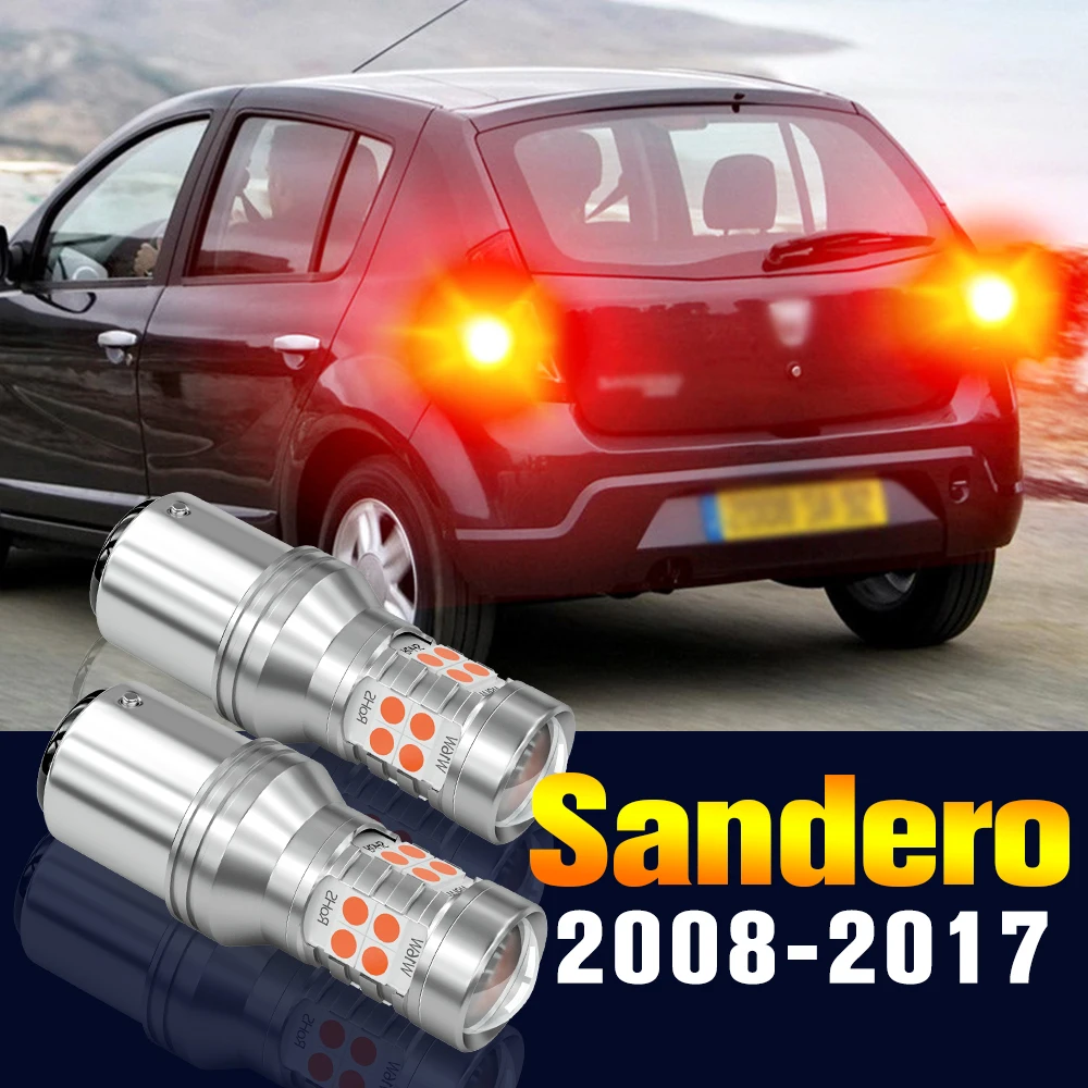 

2pcs LED Brake Light Bulb Lamp For Dacia Sandero 1 2 2008-2017 2009 2010 2011 2012 2013 2014 2015 2016 Accessories