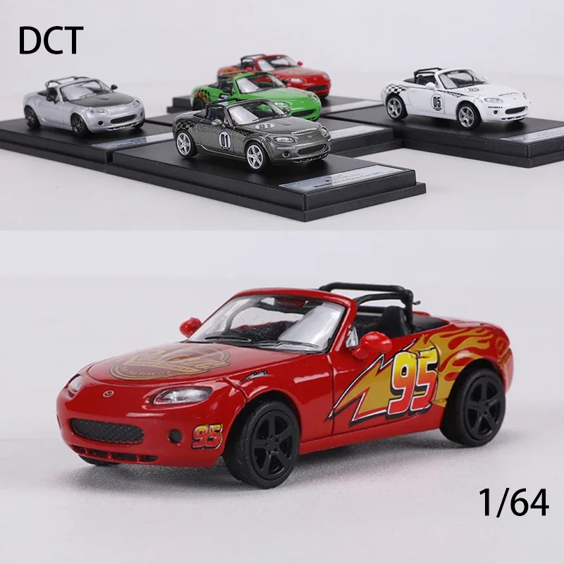 

DCT 1:64 Scale MX-5 Racing Car Replica Alloy Toy Model Classic Collection Static Decoration