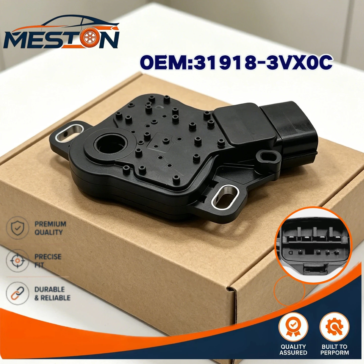Transmission Shift Switch for Nissan Pathfinder 2013-2016 Murano 2015-2016 Rogue 2017-2019 X-Trail 31918-3VX0C 319183VX0C