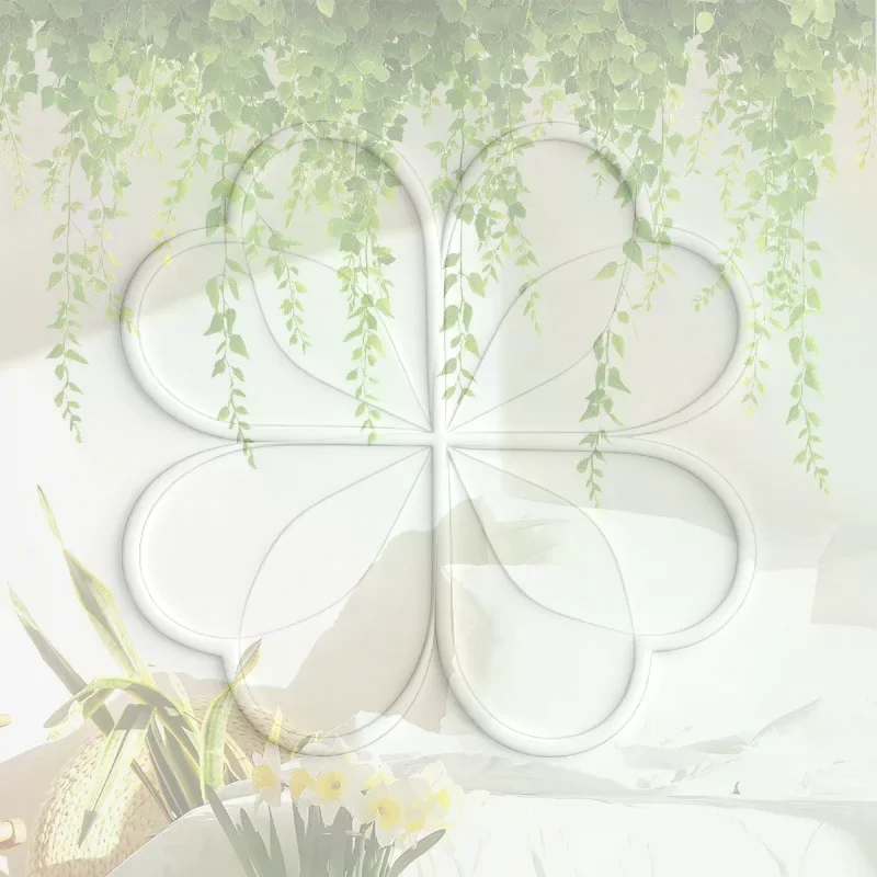 Low Maintenance Simulation Green Vine Plant Strip Non-fading for Bedroom Living Room Entrance Wall Decor