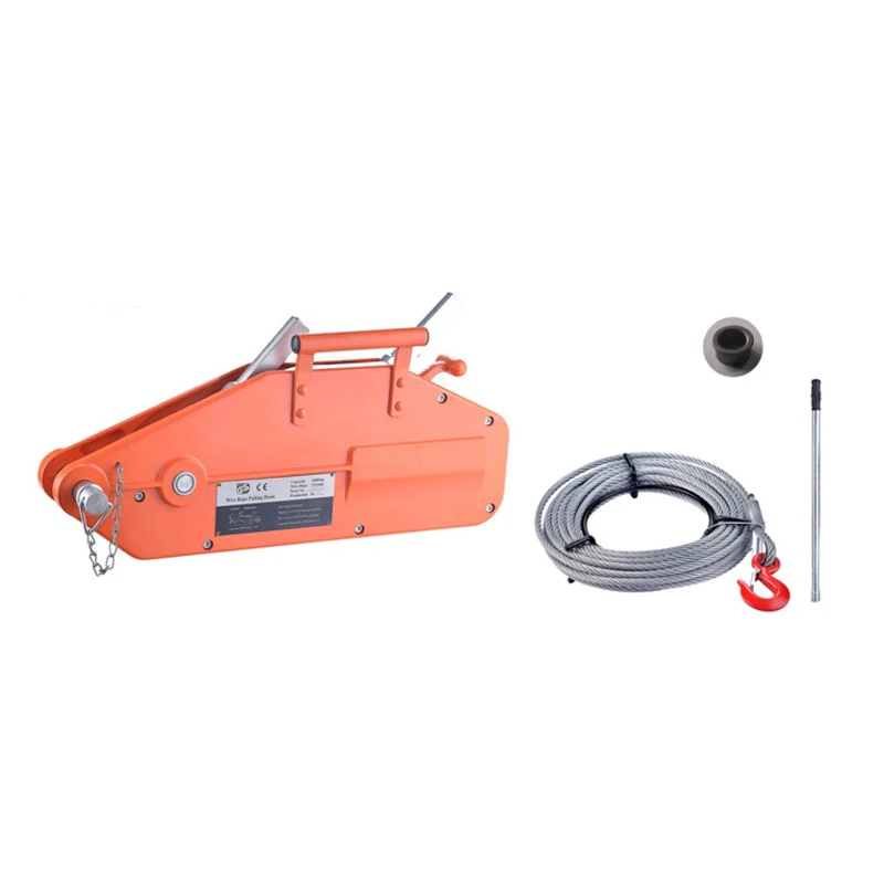 

Aluminum And Steel Body Hand Cabel Pulling Winch 0.8 Ton 1.6 Ton 3. 2 Ton Aluminum Wire Rope Lever Hoist