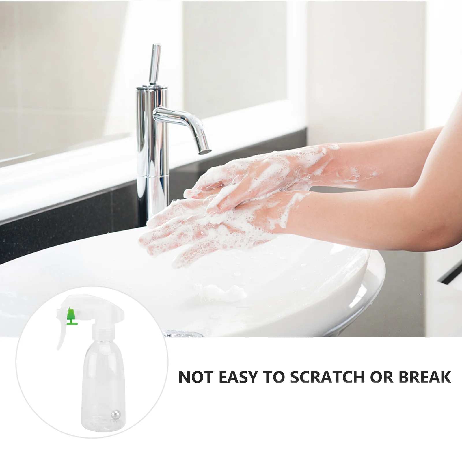 

200Ml Plastic Water Sprayer Bottle Clear Reusable Pet Trigger Spray For Plants Succulents Airplants Salon Hair Styling Tool