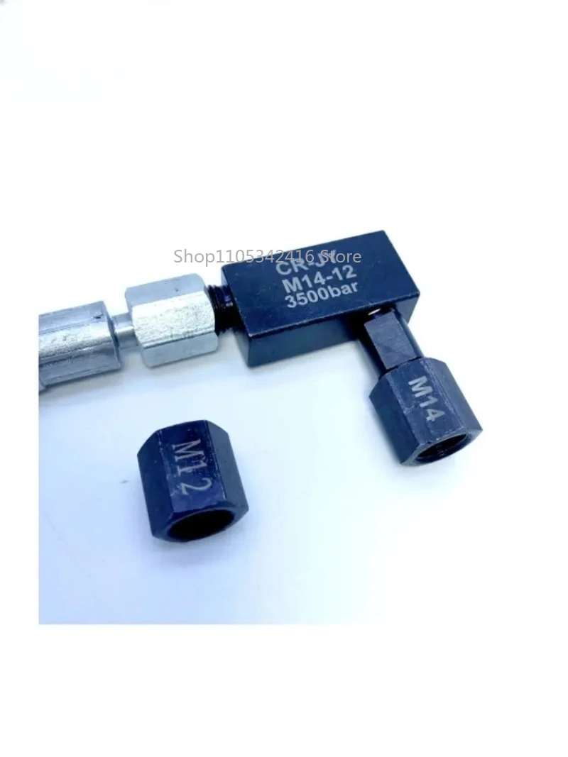 Diesel Common Rail Pump Injector Test Conversion Joints M14-12/14 Assy Heavy Duty Repair Tools for Fuel System