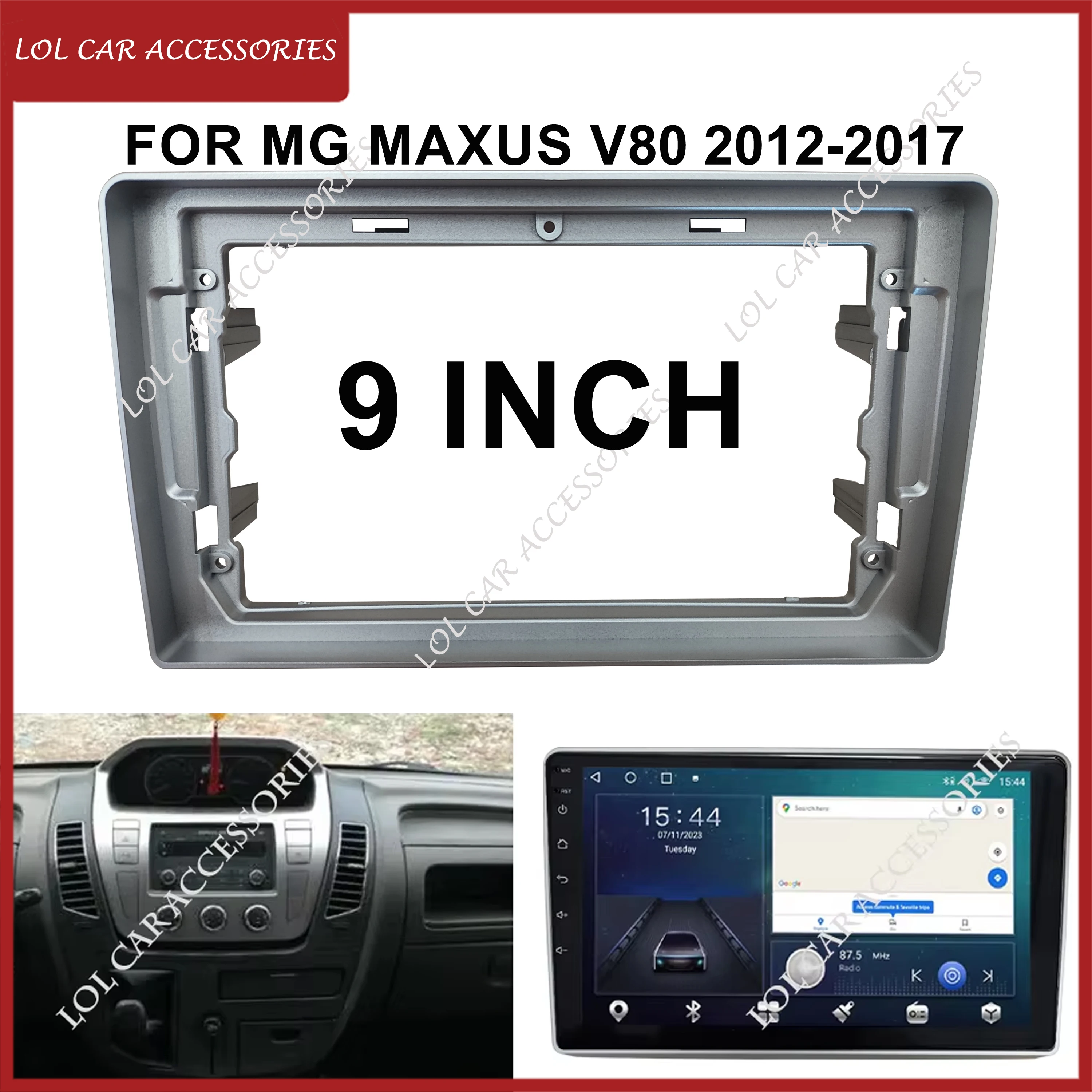 

9-дюймовый для MG MAXUS V80 2012-2017 автомобильный радиоприемник GPS MP5 стерео Android плеер головное устройство 2 Din панель приборной панели установка