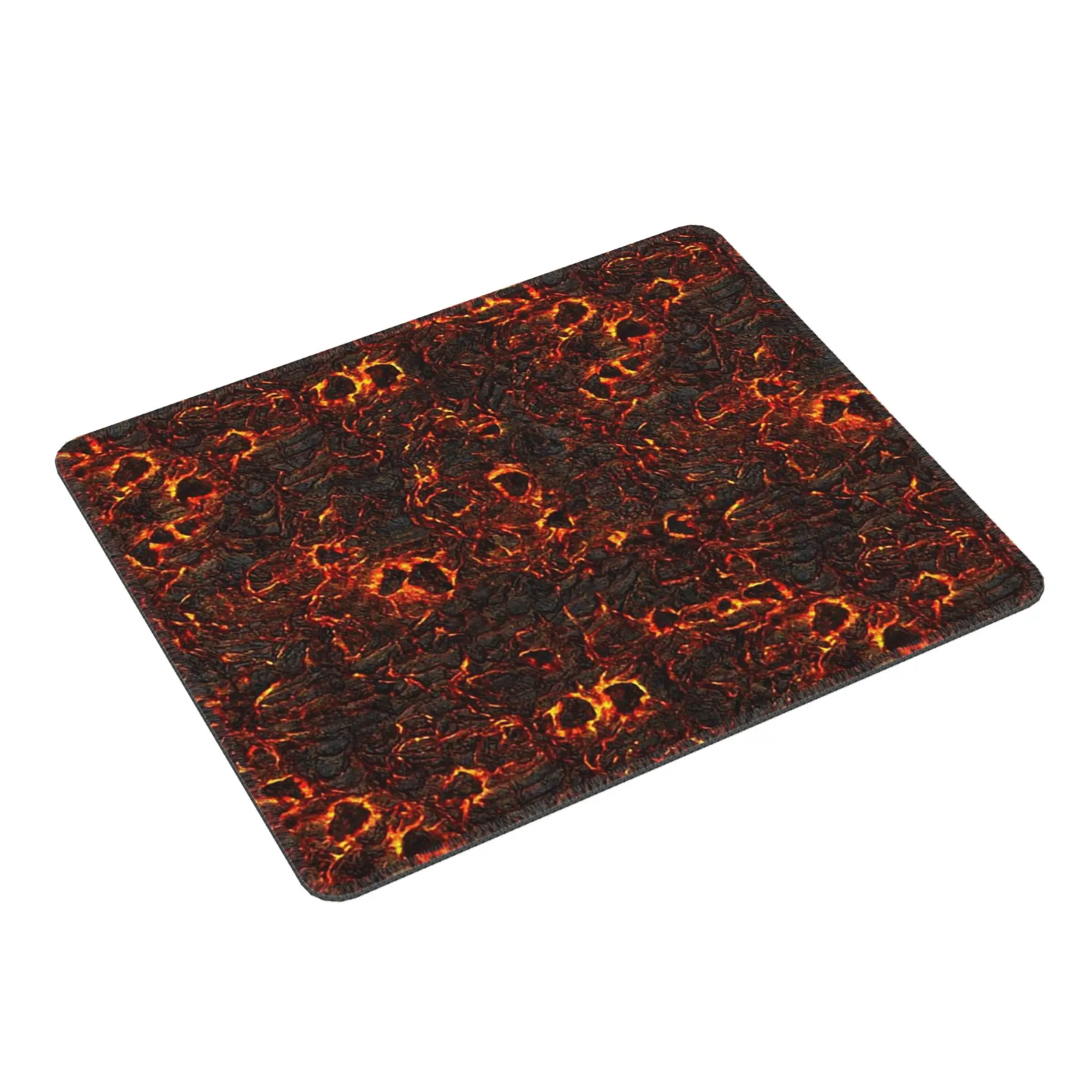 Magma Volcano Lava Fire Mouse Pad Computer Keyboard Mouse Mat Gaming PC Laptop Desk Mat Office Accessories Table Mats