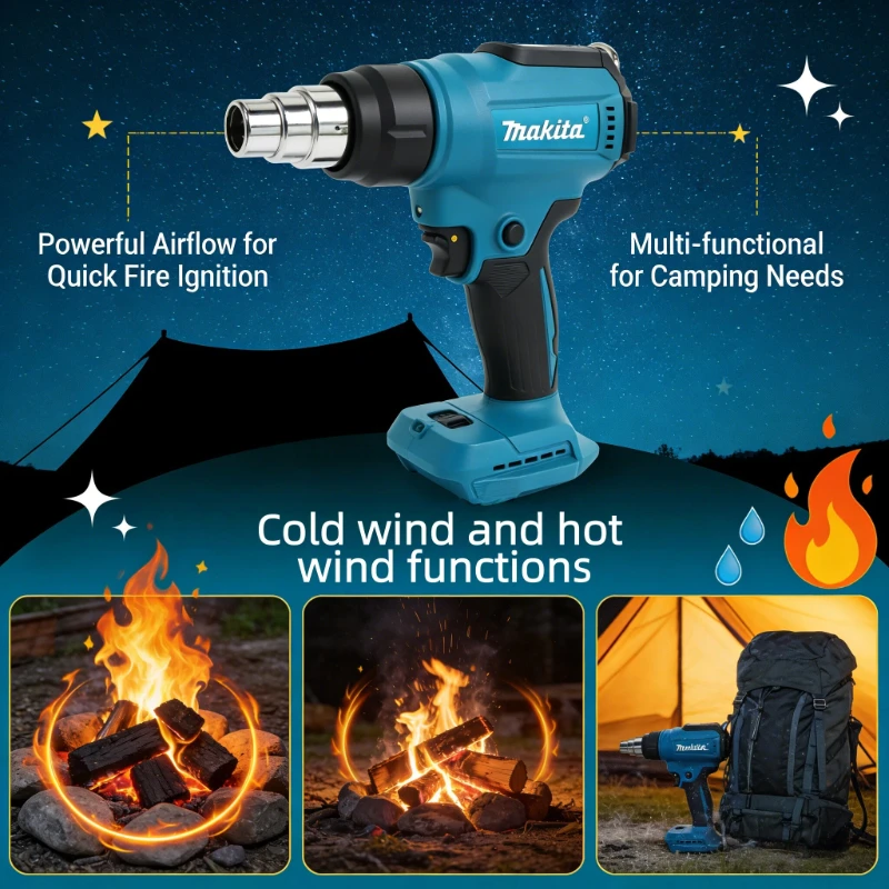 Makita 18V Heat Gun 550°C, Var - огляд і ціна Heat Gun Variable